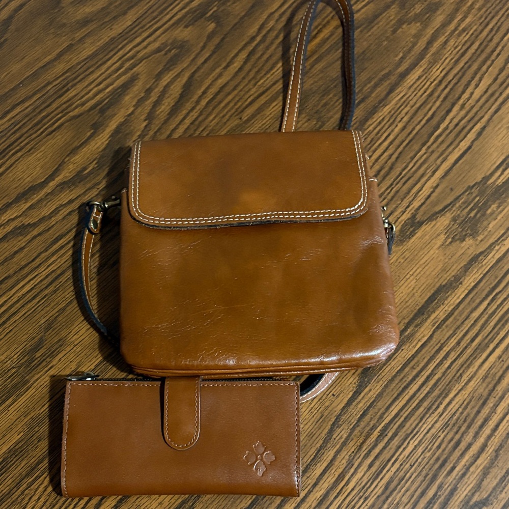 Patricia Nash Brown Crossbody Bag